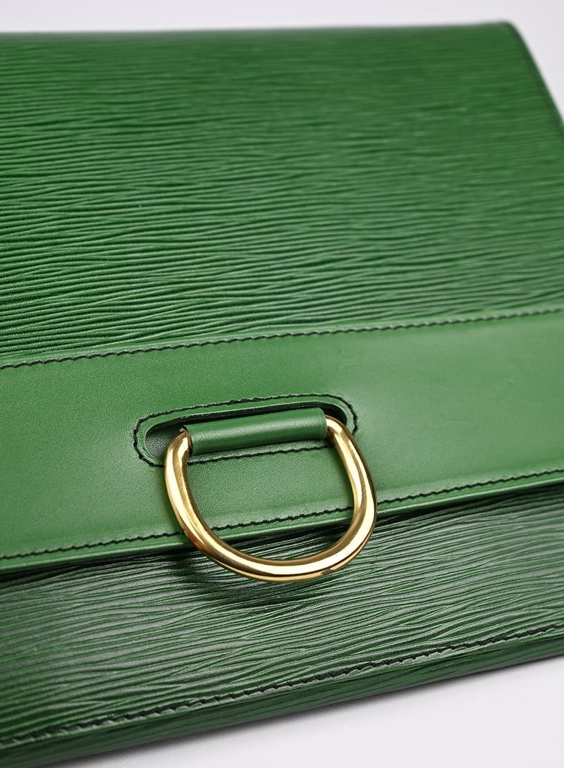 Louis Vuitton Pochette in pelle marrone