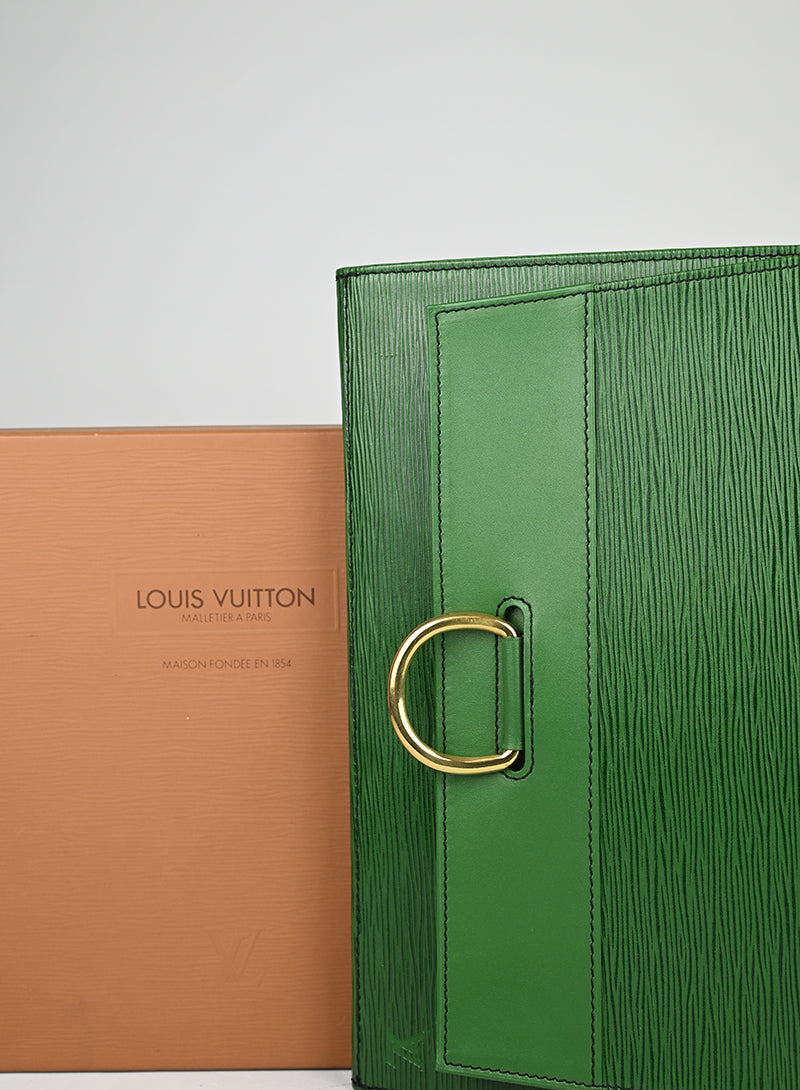 Louis Vuitton Pochette in pelle marrone