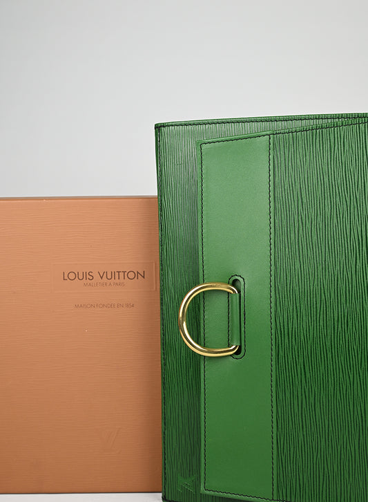 Louis Vuitton Pochette in pelle marrone -  lesleyluxuryvintage