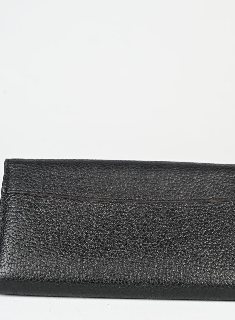 Louis Vuitton Portafogli Capucine in pelle nera