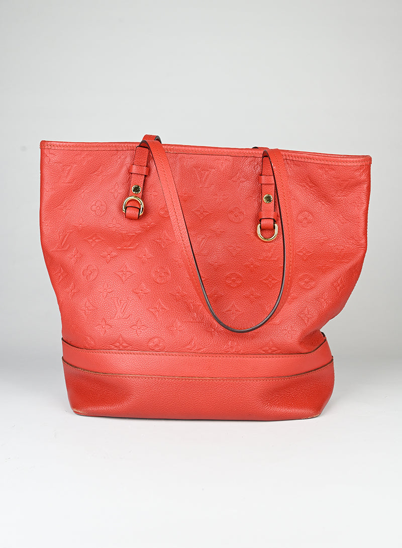 Louis Vuitton Shopper Citadine in pelle rossa