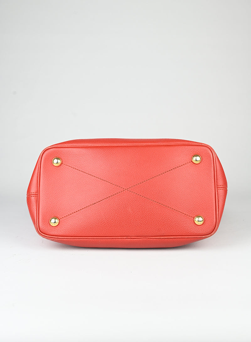 Louis Vuitton Shopper Citadine in pelle rossa