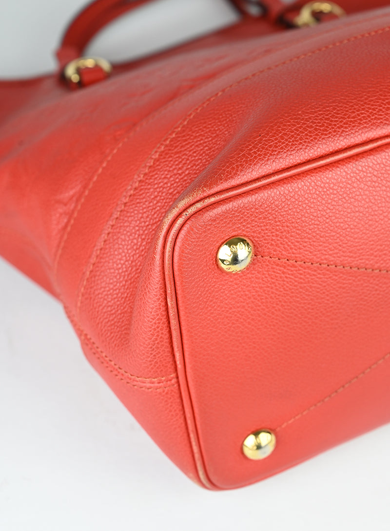 Louis Vuitton Shopper Citadine in pelle rossa