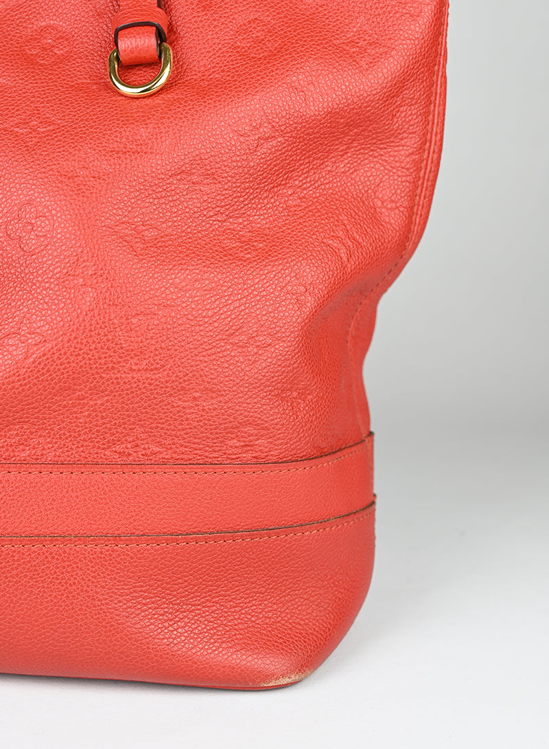 Louis Vuitton Shopper Citadine in pelle rossa