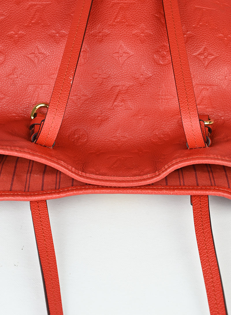 Louis Vuitton Shopper Citadine in pelle rossa