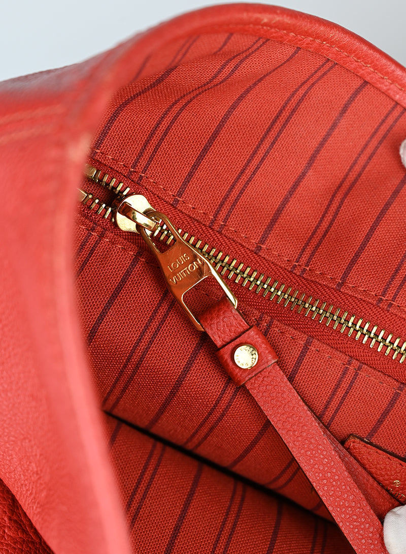 Louis Vuitton Shopper Citadine in pelle rossa