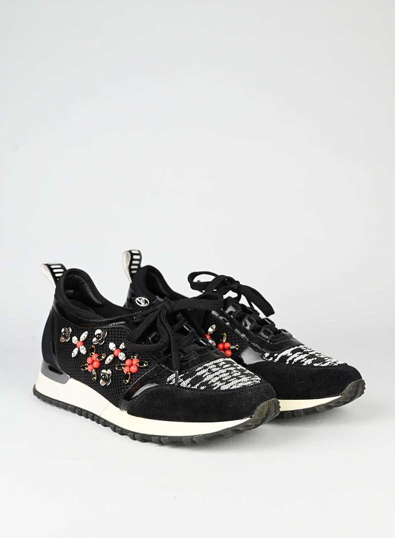 Louis Vuitton Sneakers nere con ricami - N. 37