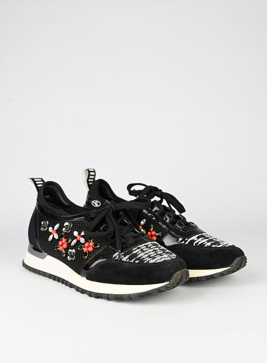 Louis Vuitton Sneakers nere con ricami - N. 37