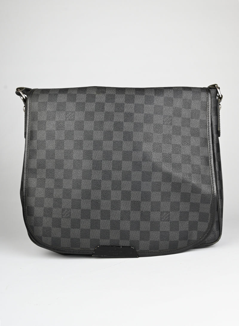Louis Vuitton Borsa Messanger in Damier grigio
