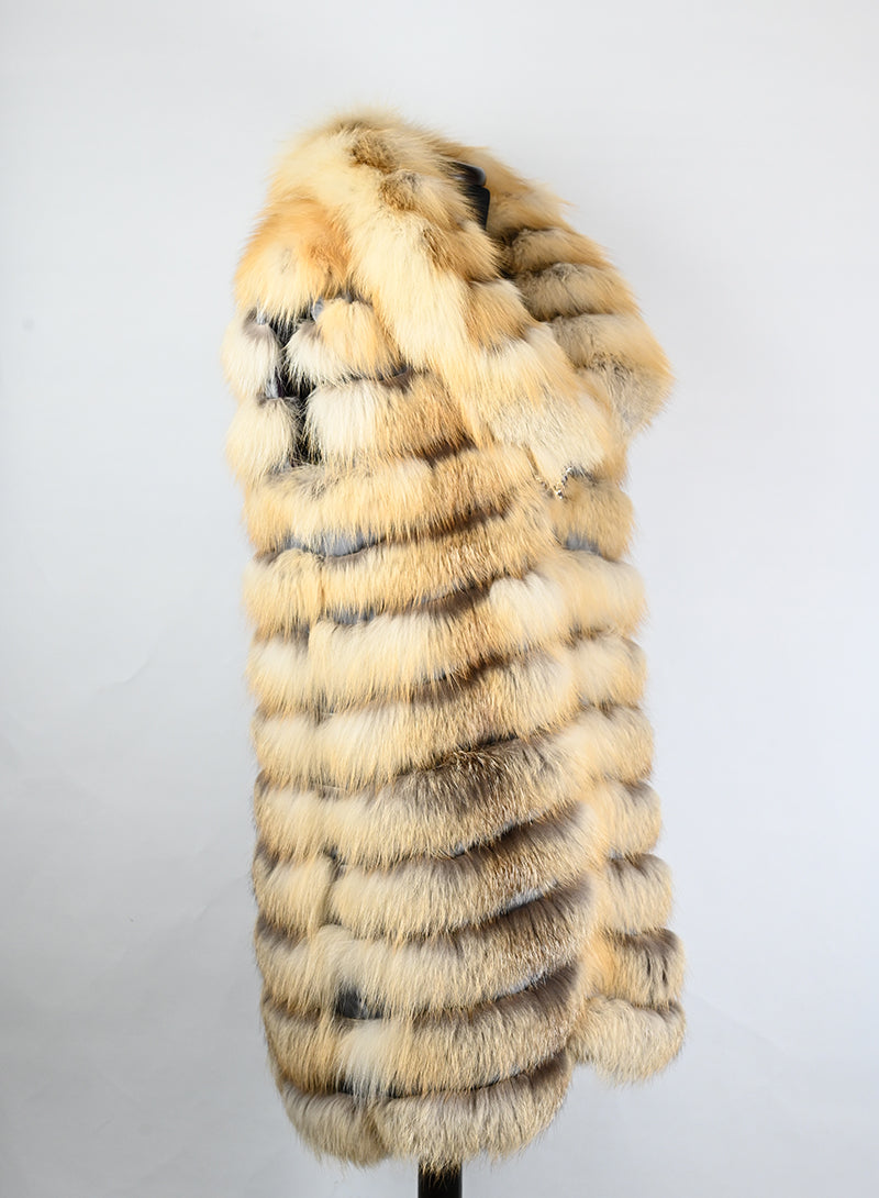 Who*s Who Gilet di pelliccia volpe beige - Tg.