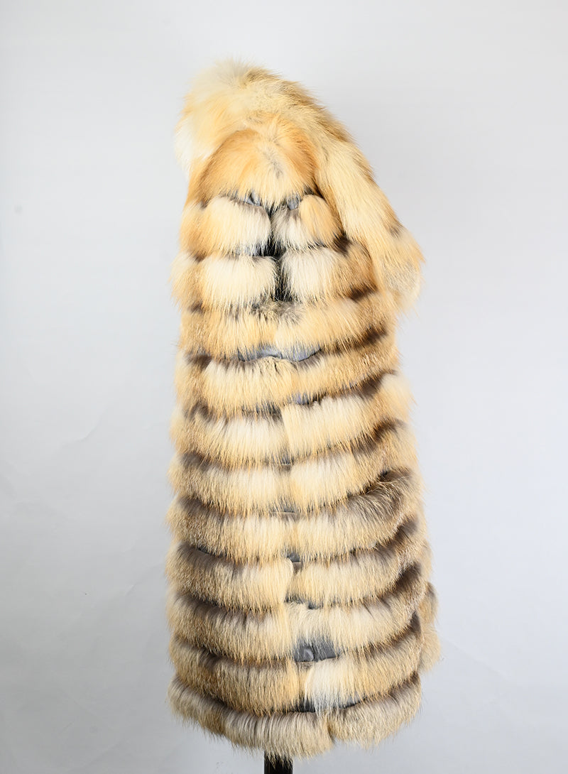 Who*s Who Gilet di pelliccia volpe beige - Tg.