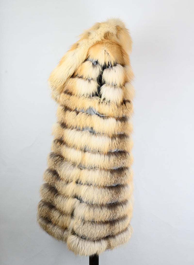 Who*s Who Gilet di pelliccia volpe beige - Tg.