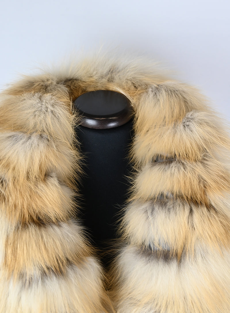 Who*s Who Gilet di pelliccia volpe beige - Tg.