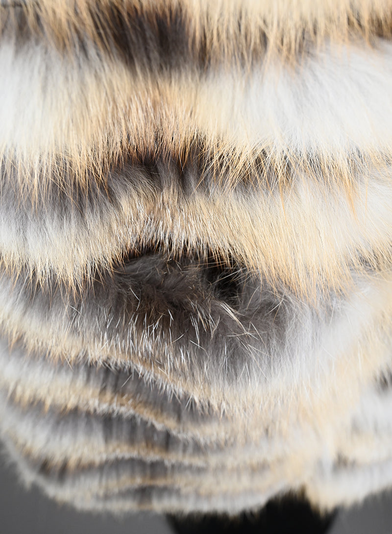 Who*s Who Gilet di pelliccia volpe beige - Tg.