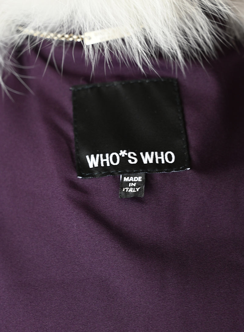 Who*s Who Gilet di pelliccia volpe beige - Tg.