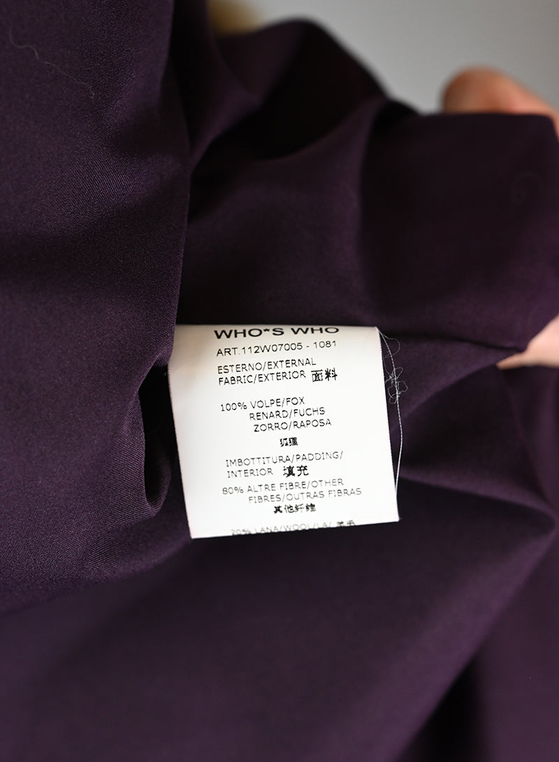 Who*s Who Gilet di pelliccia volpe beige - Tg.