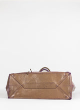 Load image into Gallery viewer, Balenciaga Papier Classic shopper in brown and purple leather
