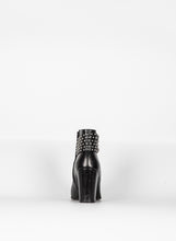 Carica l&#39;immagine nel visualizzatore di Gallery, Saint Laurent Stivaletto in pelle nero con borchie - N. 37½

