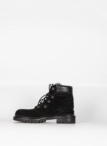 Jimmy Choo Stivaletti con lacci in suede nero - N. 37½