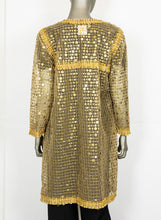 Carica l&#39;immagine nel visualizzatore di Gallery, Chanel Spolverino in tulle paillettes oro - Tg. 44
