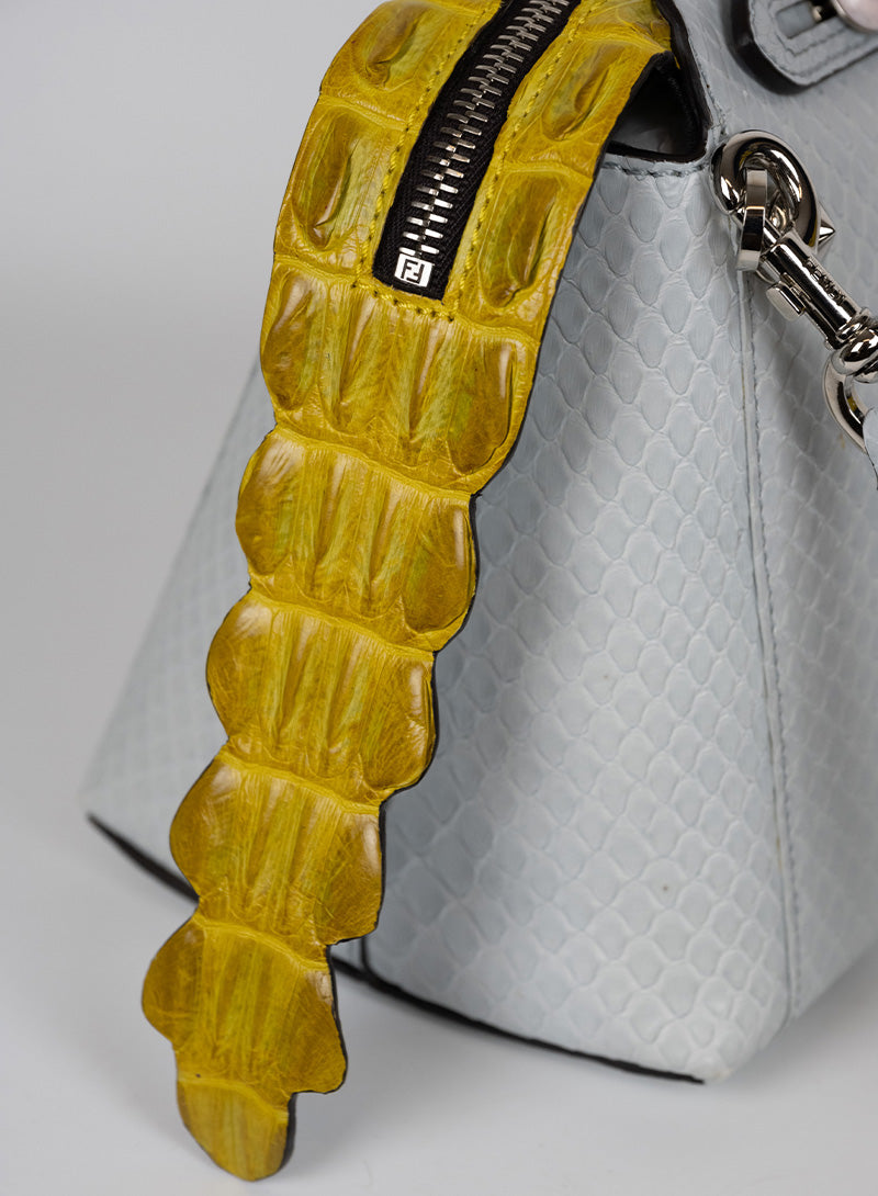 Fendi Borsa The Way in pelle celeste