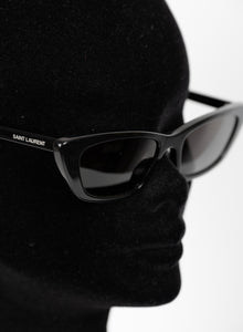 Saint Laurent Occhiali da sole neri Perspex