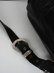 Dior Borsa a tracolla Gaucho in pelle nera