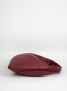 Bottega Veneta Borsa Hobo in pelle ciliegia