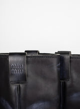Carica l&#39;immagine nel visualizzatore di Gallery, Miu Miu Stivali con tacco in pelle nera - N. 37 cm
