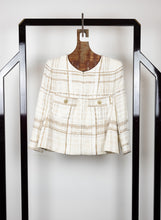 Carica l&#39;immagine nel visualizzatore di Gallery, Chanel Giacca in cotone panna e caffellatte - Tg. 44
