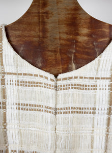 Chanel Giacca in cotone panna e caffellatte - Tg. 44