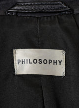 Carica l&#39;immagine nel visualizzatore di Gallery, Philosophy Spolverino in nappa nero - Tg. 40

