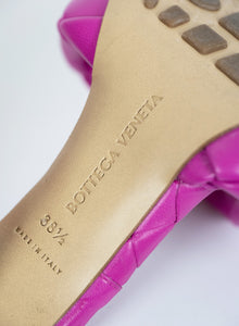 Bottega Veneta Mules Lido in pelle fucsia - N. 38 ½