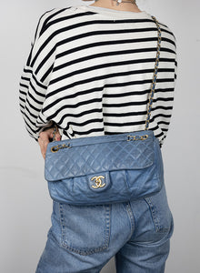 Chanel Borsa 2.55 in pelle soft avio