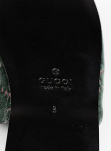 Gucci Slippers in velluto azzurro NY - N. 41