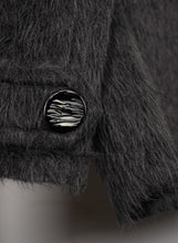 Load image into Gallery viewer, Prada Cappottino grigio con collo azzurro - Tg. 38
