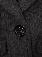 Carica l&#39;immagine nel visualizzatore di Gallery, Prada Cappottino grigio con collo azzurro - Tg. 38
