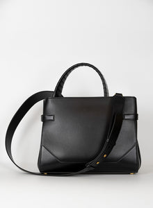Balmain Rectangular bag in black leather