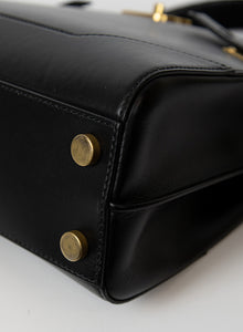 Balmain Rectangular bag in black leather