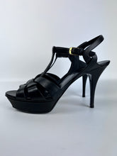 Carica l&#39;immagine nel visualizzatore di Gallery, Yves Saint Laurent Sandali Tribute in pelle nera - N. 41
