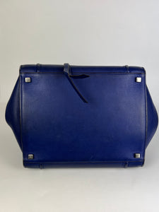 Celine Borsa Phantom Luggage in pelle blu