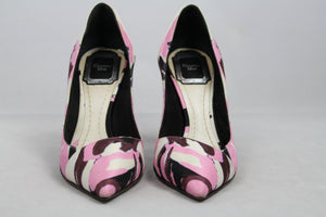 Dior Décolléte in tessuto fantasia astratta - N. 35 ½ -  lesleyluxuryvintage