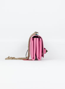 Valentino Borsina Va Va Voom in pelle Rosa con studs