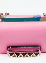 Load image into Gallery viewer, Valentino Borsina Va Va Voom in pelle Rosa con studs
