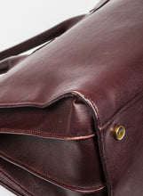 Carica l&#39;immagine nel visualizzatore di Gallery, Saint Laurent Borsa Sac de jour Large in pelle color prugna
