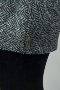 Borsalino Cappello coppola in lana grigio spinato -  lesleyluxuryvintage